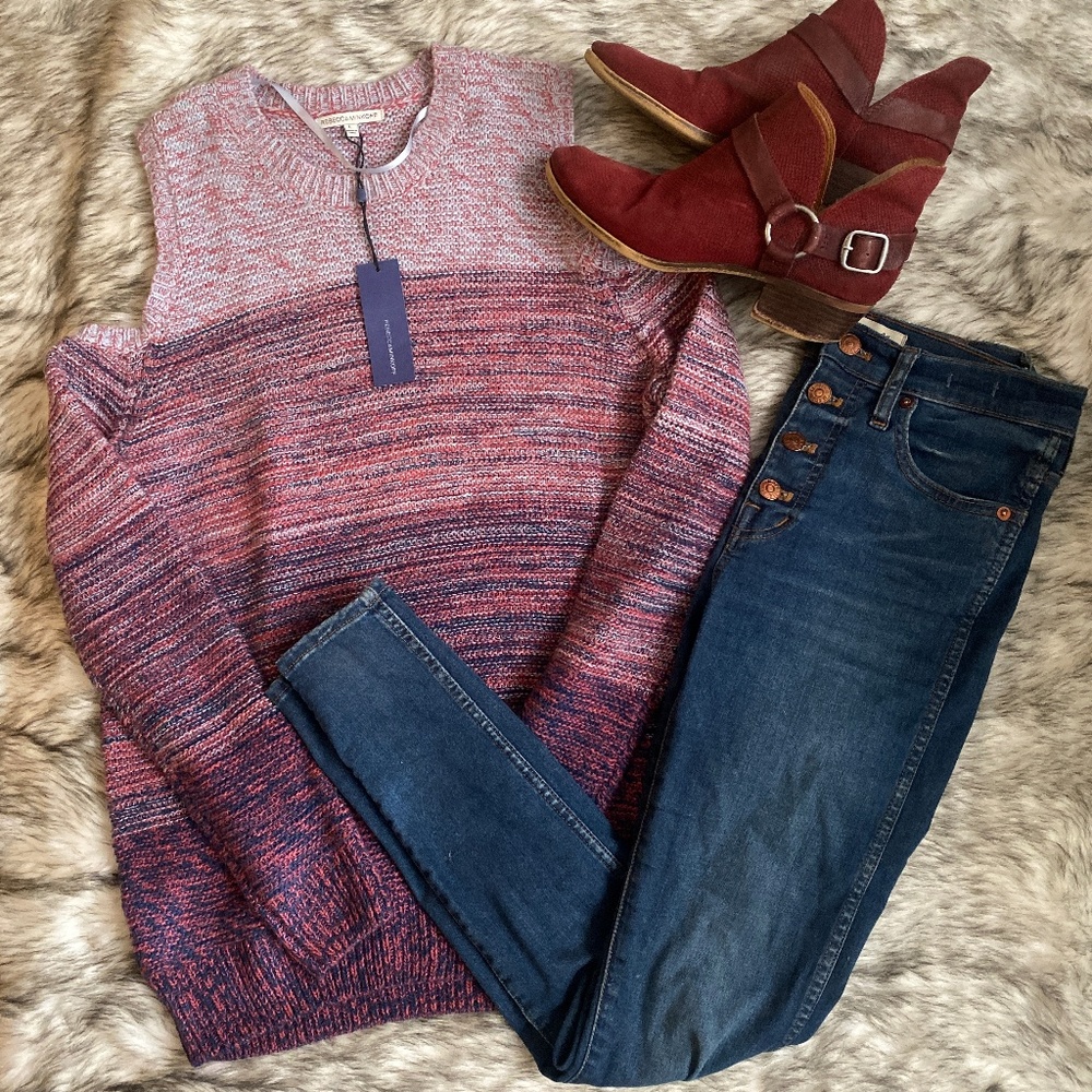 Rebecca Minkoff - Page Cold Shoulder Sweater - L